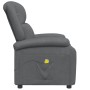 Sillón de masaje de cuero sintético gris de , Sillones de masaje eléctricos - Ref: Foro24-340165, Precio: 200,86 €, Descuento: %