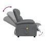 Sillón de masaje de cuero sintético gris de , Sillones de masaje eléctricos - Ref: Foro24-340165, Precio: 200,86 €, Descuento: %