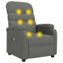 Sillón de masaje de tela gris oscuro by , Electric massage chairs - Ref: Foro24-348300, Price: 205,06 €, Discount: -5%%