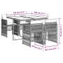Set de muebles jardín 5 pzas con cojines ratán sintético negro by , Garden sets - Ref: Foro24-3210903, Price: 281,63 €, Disco...