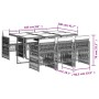 Set de comedor de jardín 7 pzas y cojines ratán sintético negro by , Garden sets - Ref: Foro24-3210915, Price: 420,91 €, Disc...