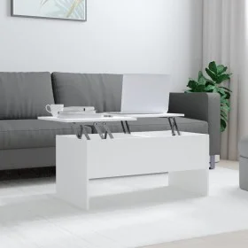 Couchtisch aus Sperrholz weiß 102x50,5x46,5 cm von vidaXL, Couchtisch - Ref: Foro24-809719, Preis: 80,22 €, Rabatt: %