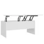 Couchtisch aus Sperrholz weiß 102x50,5x46,5 cm von vidaXL, Couchtisch - Ref: Foro24-809719, Preis: 80,22 €, Rabatt: %