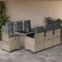 Set comedor de jardín 9 pzas cojines ratán sintético gris claro by , Garden sets - Ref: Foro24-3212931, Price: 1,00 €, Discou...