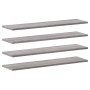 Estantes pared 4 uds madera ingeniería gris Sonoma 80x20x1,5 cm by , Shelves - Ref: Foro24-838263, Price: 35,37 €, Discount: %