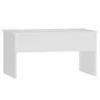 Mesa de centro madera contrachapada blanco 80x50,5x41,5 cm de vidaXL, Mesas de centro - Ref: Foro24-809638, Precio: 67,99 €, ...