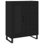 Aparador de madera de ingeniería negro 69,5x34x90 cm | Foro24.es | Tu tienda online para hogar, jardín y más Foro24.es