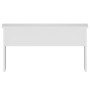 Mesa de centro madera contrachapada blanco 80x50,5x41,5 cm