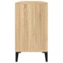 Armario de lavabo madera contrachapada roble Sonoma 80x33x60 cm de , Tocadores de baño - Ref: Foro24-821295, Precio: 76,12 €,...