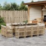 Set comedor de jardín con cojines 13 pzas ratán sintético beige von , Gartensets - Ref: Foro24-3211042, Preis: 920,82 €, Raba...