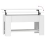 Couchtisch aus weißem Sperrholz, 101 x 49 x 52 cm von vidaXL, Couchtisch - Ref: Foro24-809701, Preis: 100,01 €, Rabatt: %