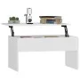 Mesa de centro madera contrachapada blanco 80x50,5x41,5 cm de vidaXL, Mesas de centro - Ref: Foro24-809638, Precio: 67,99 €, ...