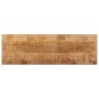 Banco de madera maciza de mango sin tratar y acero 110 cm | Foro24.es | Tu tienda online para hogar, jardín y más Foro24.es