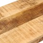 Banco de madera maciza de mango sin tratar y acero 110 cm | Foro24.es | Tu tienda online para hogar, jardín y más Foro24.es