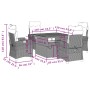 Set comedor de jardín 5 pzas con cojines ratán sintético beige by , Garden sets - Ref: Foro24-3277414, Price: 668,09 €, Disco...