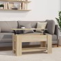 Center table made of Sonoma oak engineered wood 101x49x52 cm by vidaXL, Coffee table - Ref: Foro24-809704, Price: 90,62 €, Di...