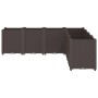 Jardinera PP marrón 160x160x53 cm von , Töpfe und Pflanzgefäße - Ref: Foro24-367870, Preis: 178,05 €, Rabatt: %