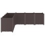 Jardinera PP marrón 160x160x53 cm von , Töpfe und Pflanzgefäße - Ref: Foro24-367870, Preis: 178,05 €, Rabatt: %