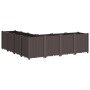 Jardinera PP marrón 160x160x53 cm von , Töpfe und Pflanzgefäße - Ref: Foro24-367870, Preis: 178,05 €, Rabatt: %