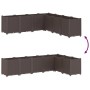 Jardinera PP marrón 160x160x53 cm von , Töpfe und Pflanzgefäße - Ref: Foro24-367870, Preis: 178,05 €, Rabatt: %