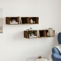 Muebles de pared 2 uds madera de ingeniería roble ahumado von , Regale und Regale - Ref: Foro24-840438, Preis: 36,22 €, Rabat...