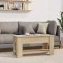 Center table made of Sonoma oak engineered wood 101x49x52 cm by vidaXL, Coffee table - Ref: Foro24-809704, Price: 87,97 €, Di...