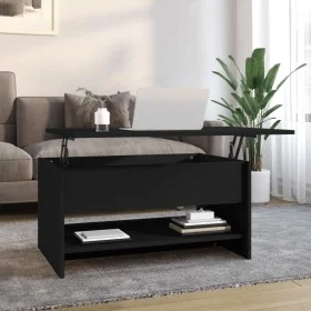 Couchtisch aus Sperrholz schwarz 80x50x40 cm von vidaXL, Couchtisch - Ref: Foro24-809657, Preis: 79,19 €, Rabatt: %