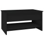 Mesa de centro madera contrachapada negro 80x50x40 cm | Foro24.es | Tu tienda online para hogar, jardín y más Foro24.es