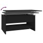 Mesa de centro madera contrachapada negro 80x50x40 cm | Foro24.es | Tu tienda online para hogar, jardín y más Foro24.es