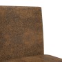 Taburetes altos 2 uds madera maciza de caucho y tela | Foro24.es | Tu tienda online para hogar, jardín y más Foro24.es