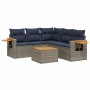 Set de sofás de jardín 6 pzas con cojines ratán sintético gris | Foro24.es | Tu tienda online para hogar, jardín y más Foro24.es