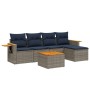 Set de sofás de jardín 6 pzas con cojines ratán sintético gris | Foro24.es | Tu tienda online para hogar, jardín y más Foro24.es