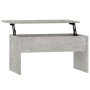 Couchtisch aus betongrauem Sperrholz, 80 x 50,5 x 41,5 cm von vidaXL, Couchtisch - Ref: Foro24-809642, Preis: 65,80 €, Rabatt: %