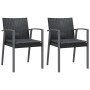 Juego comedor jardín 3 piezas y cojines ratán sintético y acero by , Garden sets - Ref: Foro24-3186971, Price: 265,61 €, Disc...