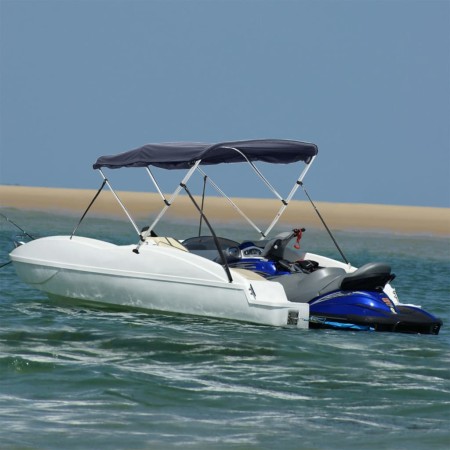 Toldo bimini 3 arcos con paredes laterales 183x(154-167)x137 cm von , Aufbewahrungsabdeckungen für Boote - Ref: Foro24-94819,...