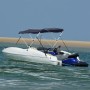 Toldo bimini 3 arcos con paredes laterales 183x(154-167)x137 cm von , Aufbewahrungsabdeckungen für Boote - Ref: Foro24-94819,...