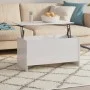 Couchtisch aus glänzend weißem Sperrholz, 102 x 55,5 x 52,5 cm von vidaXL, Couchtisch - Ref: Foro24-809671, Preis: 60,15 €, R...