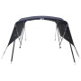 Toldo bimini 4 arcos con paredes laterales 243x(185-198)x137 cm by , Boat storage covers - Ref: Foro24-94831, Price: 245,51 €...