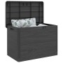 Baúl para cojines polipropileno gris antracita 77,5x44,5x53 cm von , Aufbewahrungsboxen für den Außenbereich - Ref: Foro24-36...