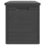 Baúl para cojines polipropileno gris antracita 77,5x44,5x53 cm von , Aufbewahrungsboxen für den Außenbereich - Ref: Foro24-36...