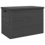 Baúl para cojines polipropileno gris antracita 77,5x44,5x53 cm von , Aufbewahrungsboxen für den Außenbereich - Ref: Foro24-36...
