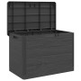 Baúl para cojines polipropileno gris antracita 77,5x44,5x53 cm von , Aufbewahrungsboxen für den Außenbereich - Ref: Foro24-36...