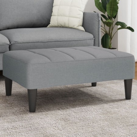 Reposapiés de tela gris claro 77x55x31 cm by , Ottomans - Ref: Foro24-4007380, Price: 68,90 €, Discount: %