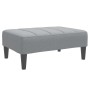 Reposapiés de tela gris claro 77x55x31 cm by , Ottomans - Ref: Foro24-4007380, Price: 68,90 €, Discount: %