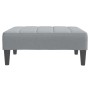 Reposapiés de tela gris claro 77x55x31 cm by , Ottomans - Ref: Foro24-4007380, Price: 68,90 €, Discount: %