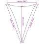 Toldo de vela poliéster oxford 100% gris claro 5x7x7 m by , Umbrellas - Ref: Foro24-4000924, Price: 48,98 €, Discount: %
