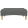 Sofá cama de 2 plazas con taburete tela gris oscuro by , Sofas - Ref: Foro24-3258104, Price: 315,74 €, Discount: %