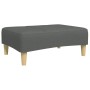 Sofá cama de 2 plazas con taburete tela gris oscuro by , Sofas - Ref: Foro24-3258104, Price: 315,74 €, Discount: %