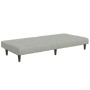 Sofá cama de 2 plazas con taburete terciopelo gris claro von , Sofas - Ref: Foro24-3258127, Preis: 302,34 €, Rabatt: -5%%