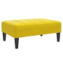 Sofá cama de 2 plazas con taburete terciopelo amarillo | Foro24.es | Tu tienda online para hogar, jardín y más Foro24.es